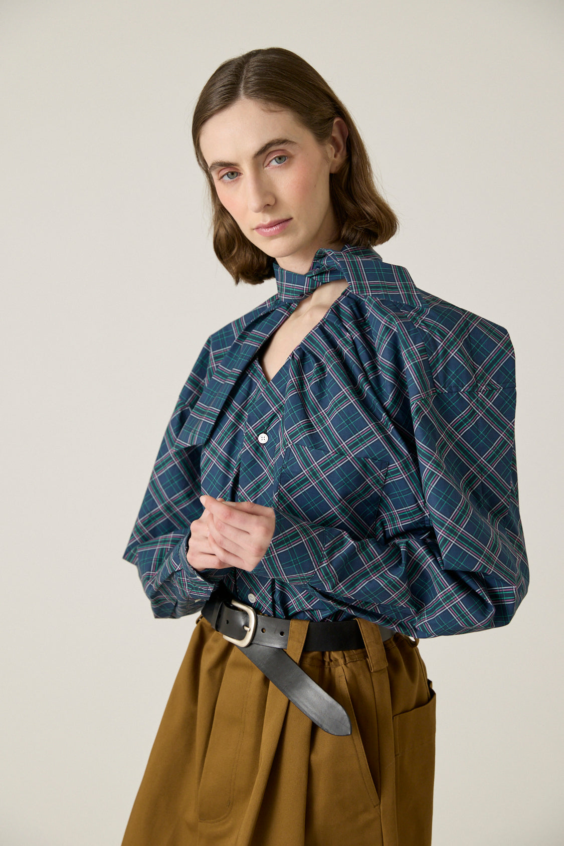 Boule Shirt with Collar Tie