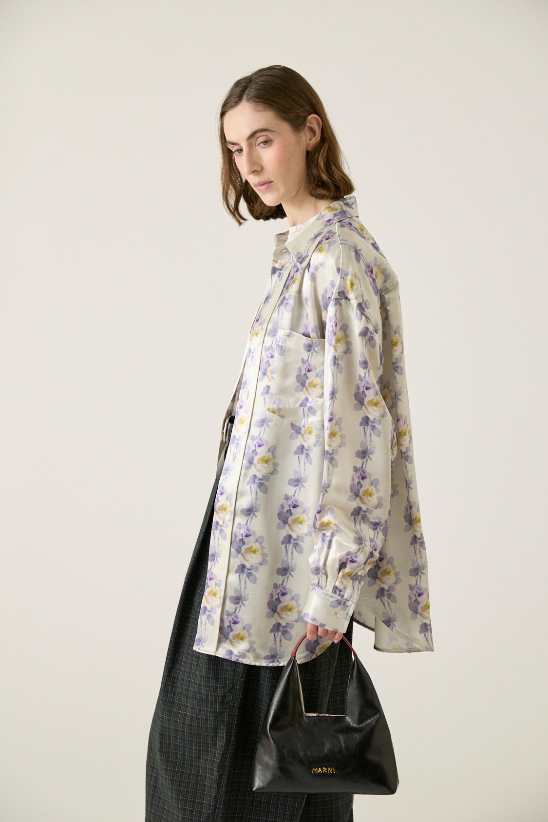 Classic Shirt with Formal Collar - Lilac