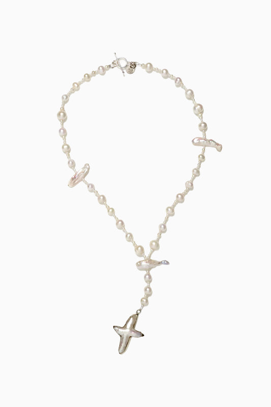 The Rosary Necklace - Silver