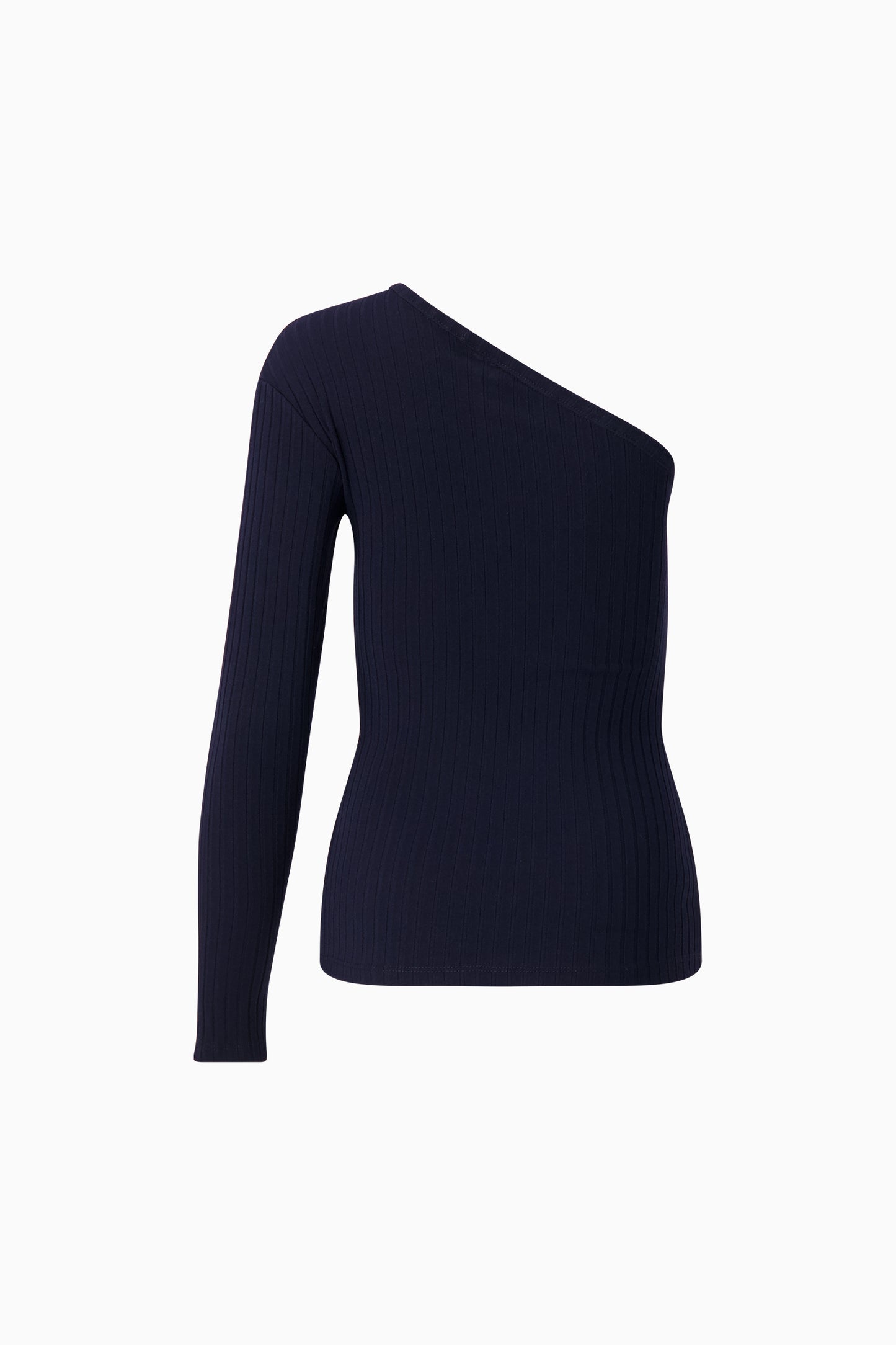 Wide Rib Knit Top - Midnight