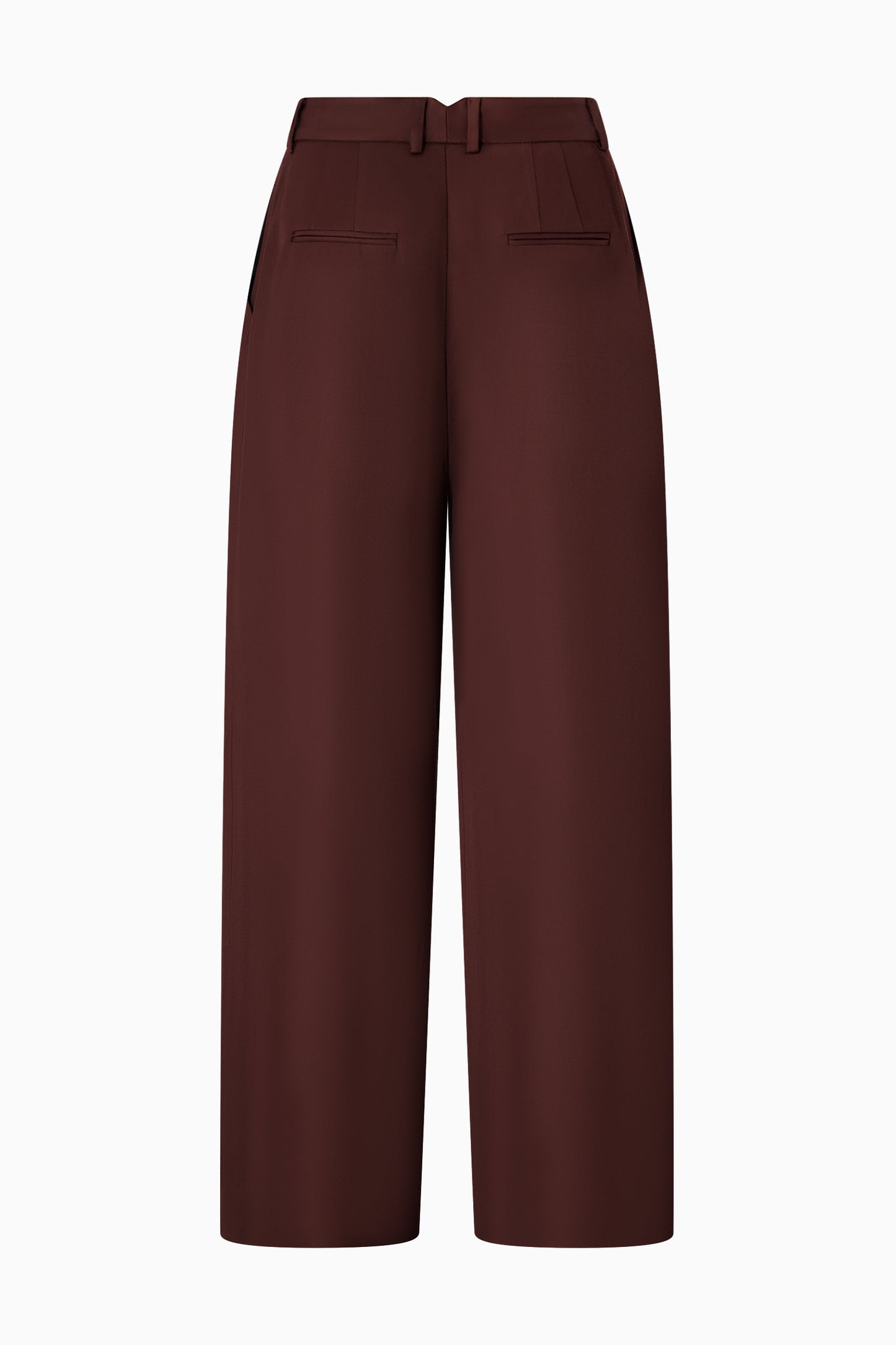 Wide Leg Pleated Trousers
