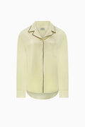 Notched Collar Shirt Piped - Butter
