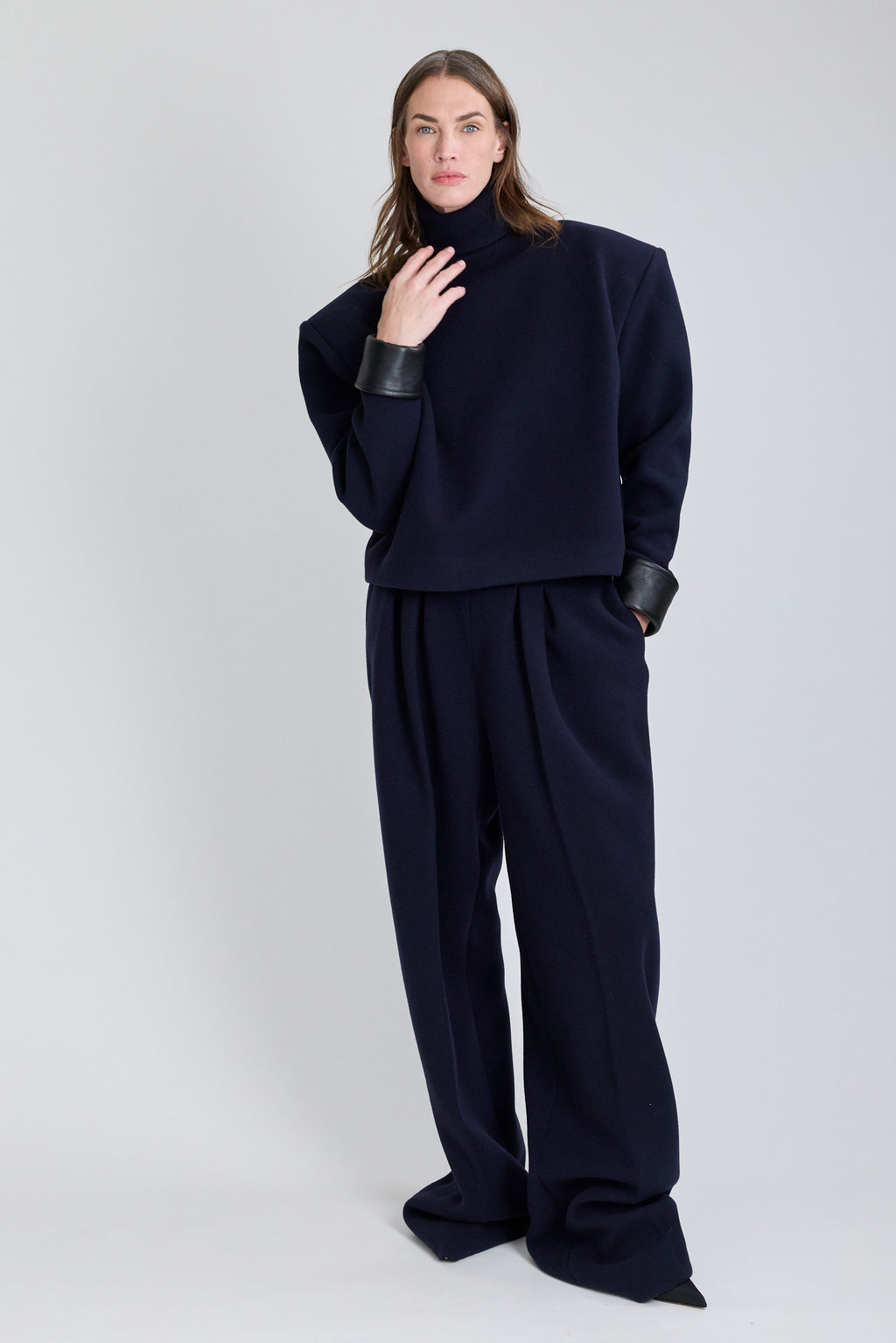 Tailored Top - Dark Navy