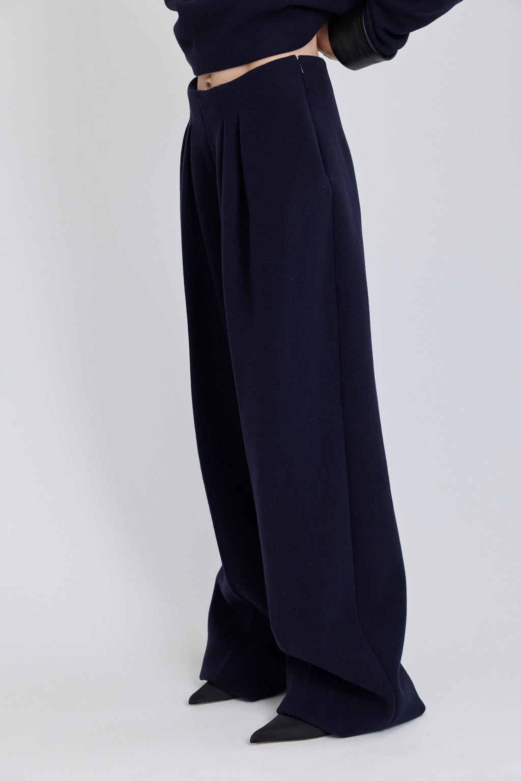 Tailored Trousers - Dark Navy