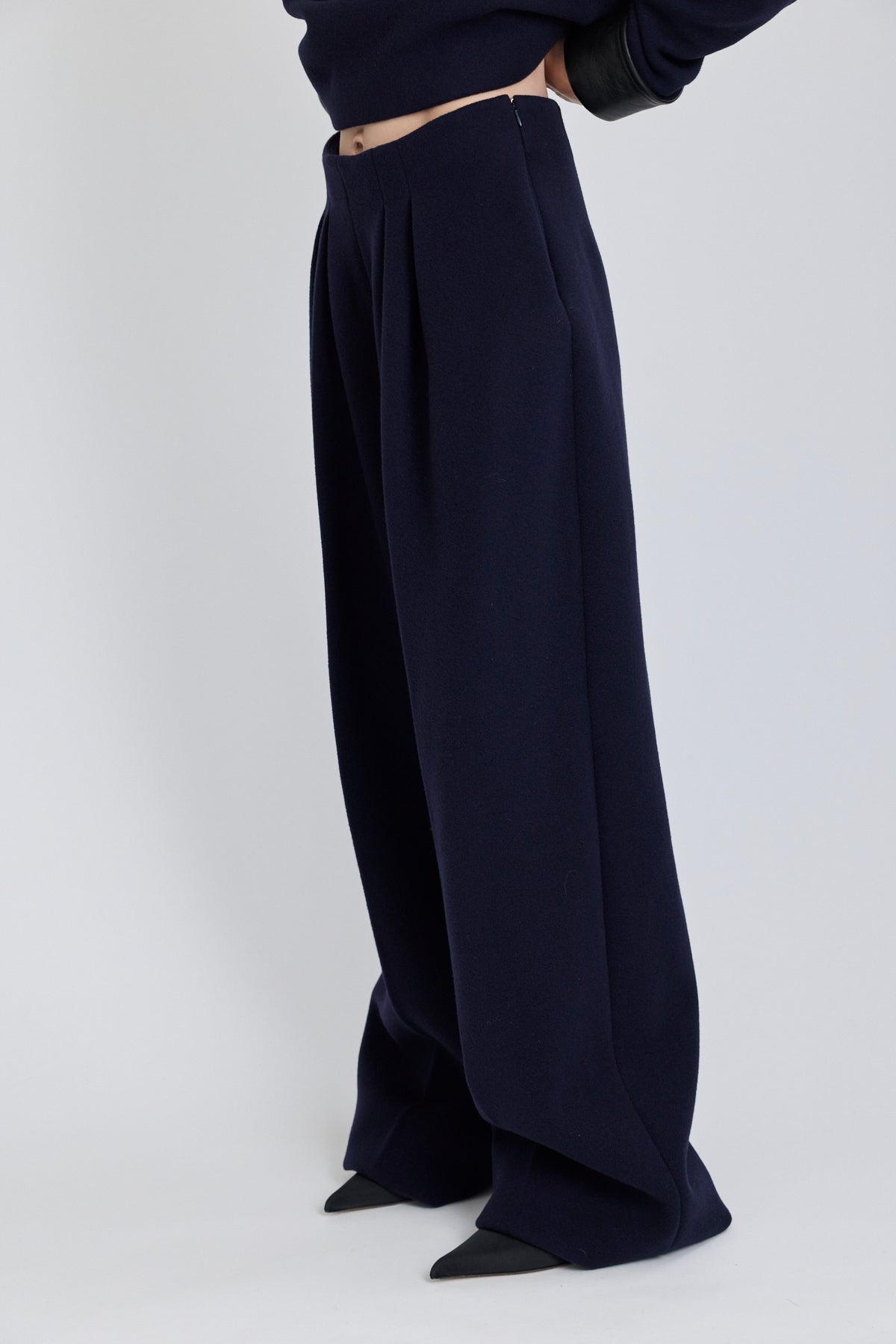Tailored Trousers - Dark Navy