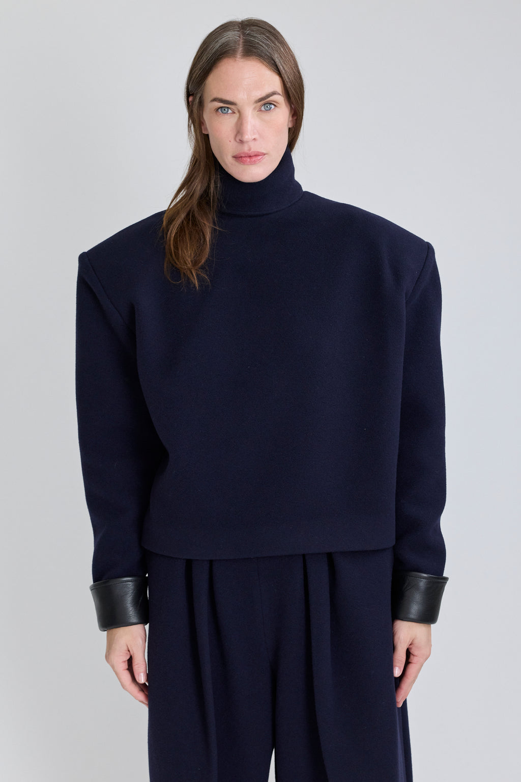 Tailored Top - Dark Navy
