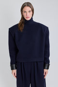 Tailored Top - Dark Navy