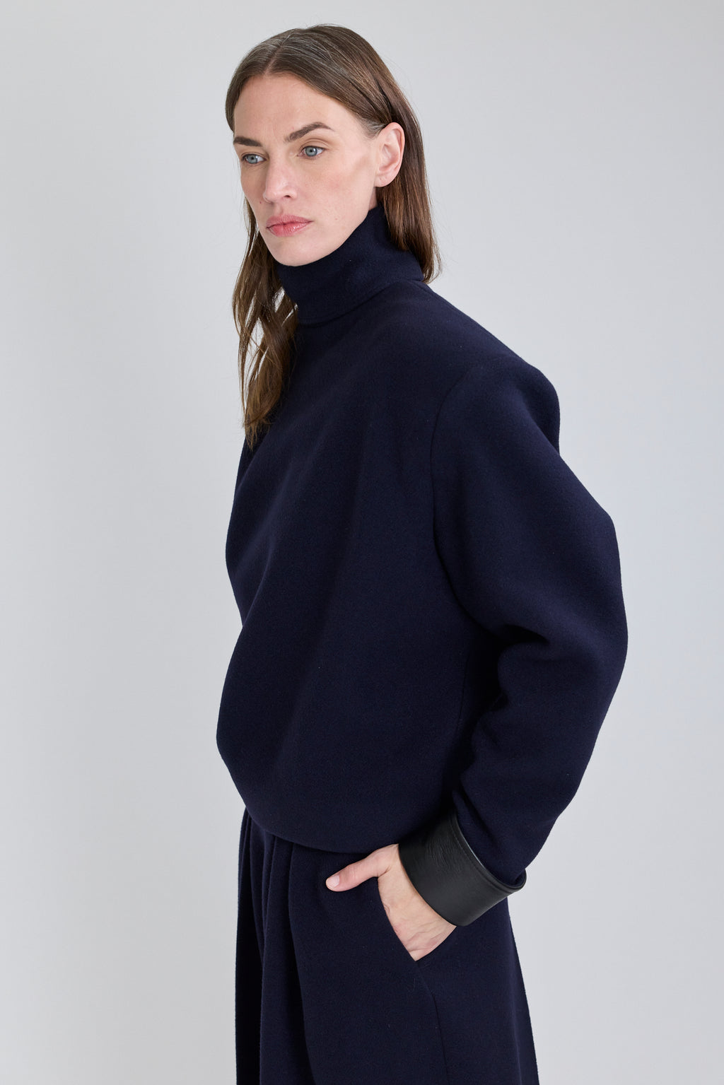 Tailored Top - Dark Navy