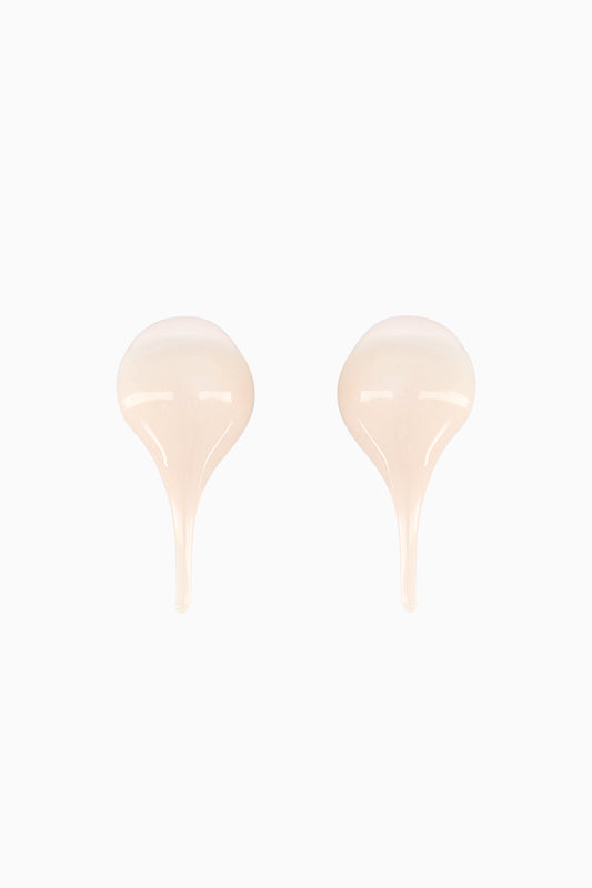 Dipped Pearl Studs - Pink