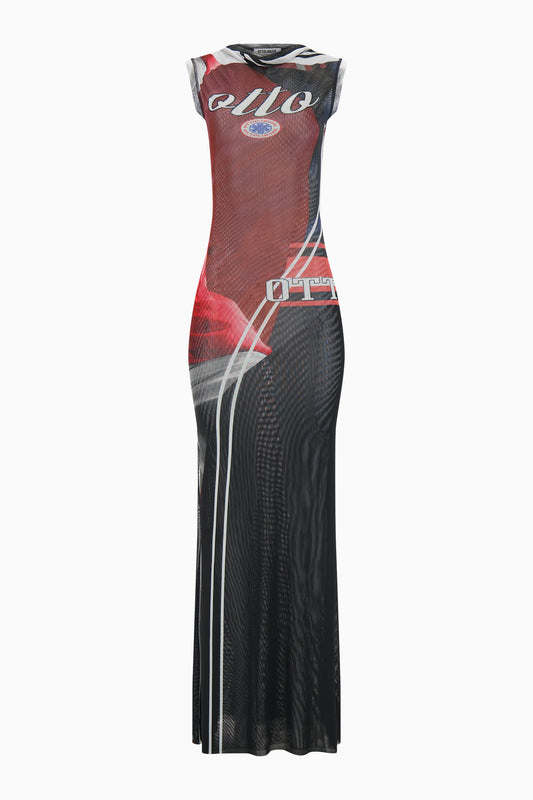 Mesh Maxi Dress