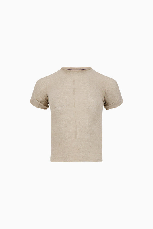Deconstructed Linen T-Shirt
