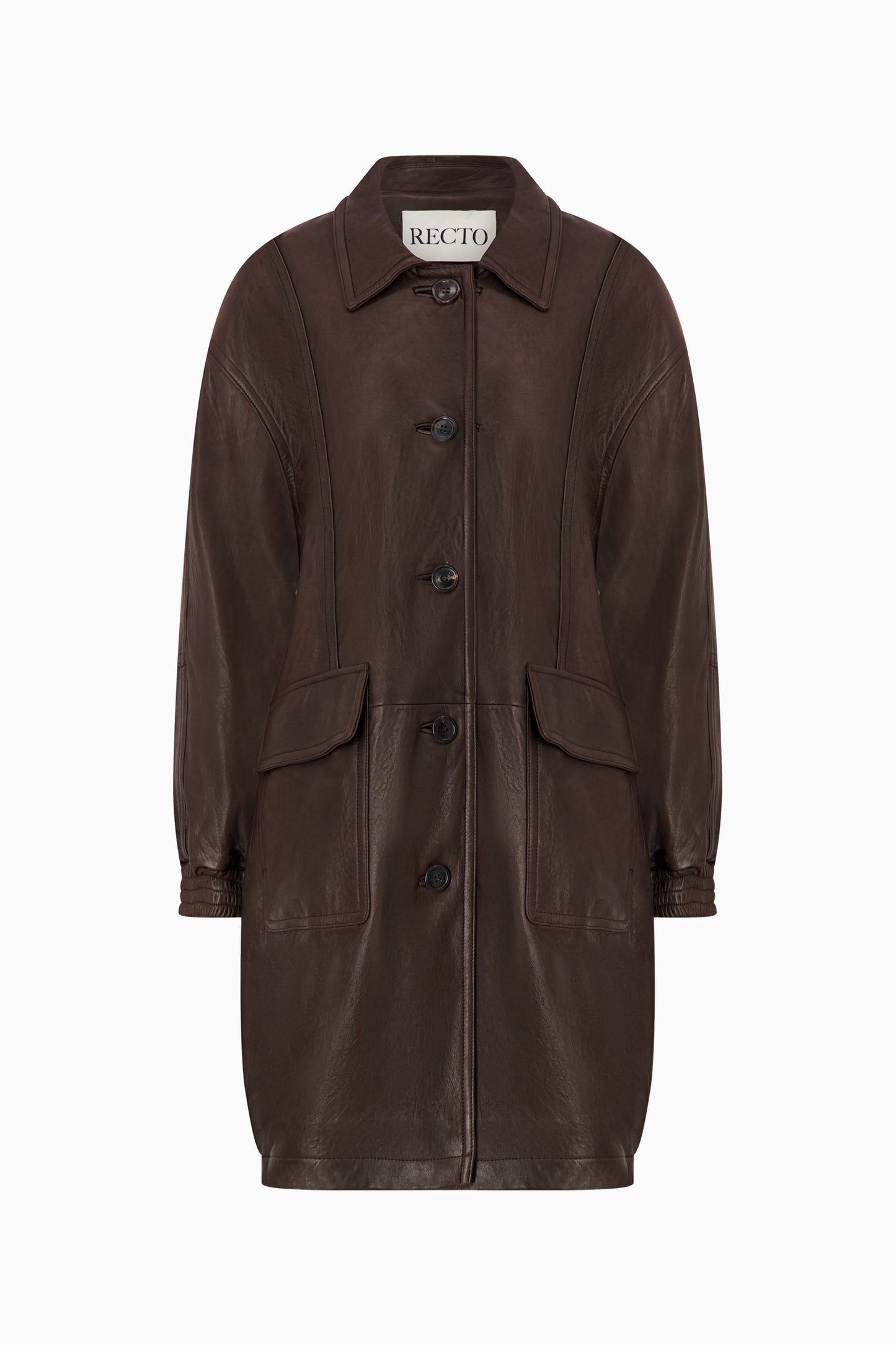 Oversized Leather Coat