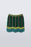 Mimi Liberté by Michel Klein Beaded Viscose Skirt, Resort 2019