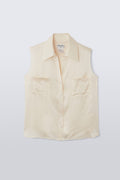 Chanel Sleeveless Blouse