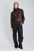 Organza & Lace Top