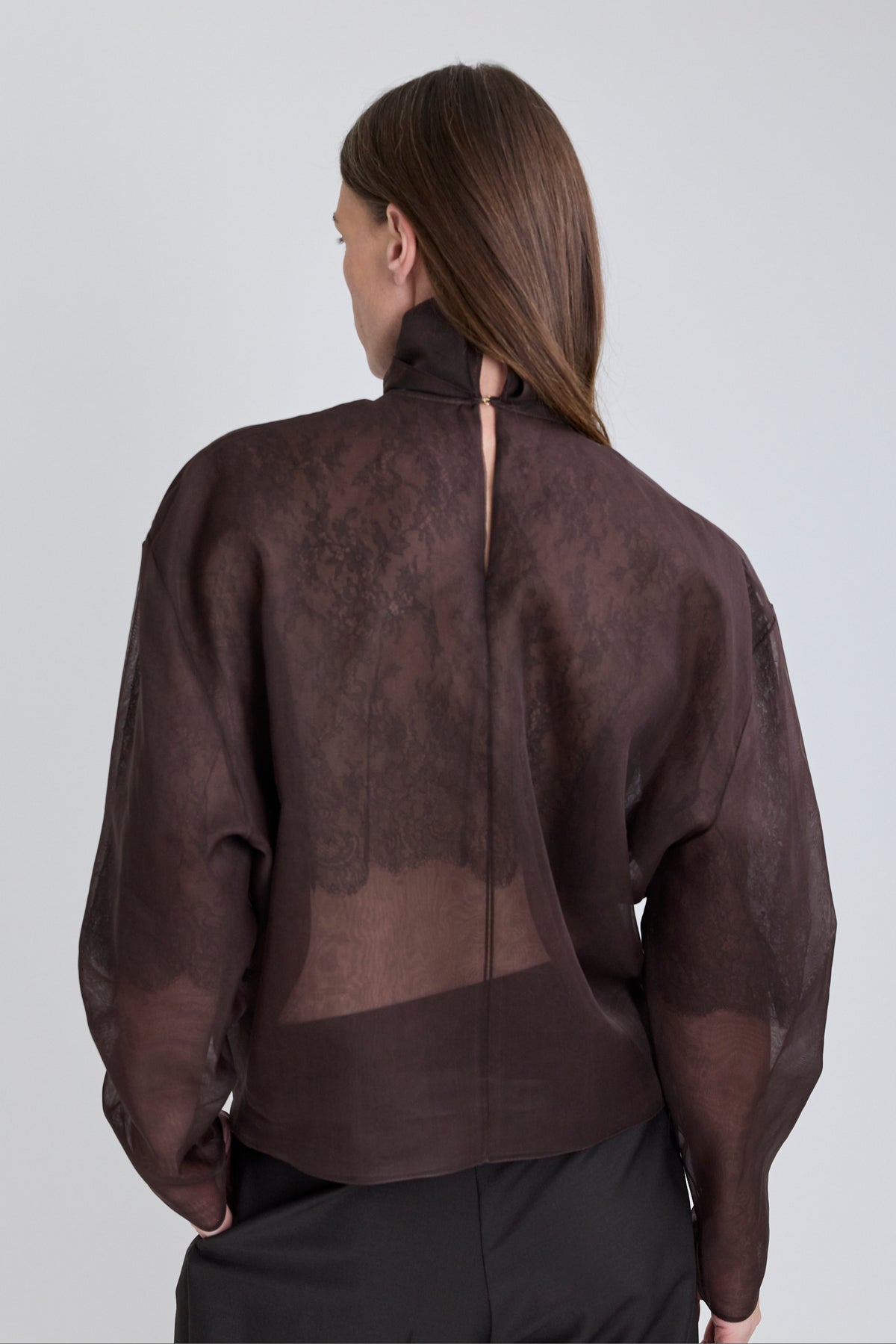 Organza & Lace Top