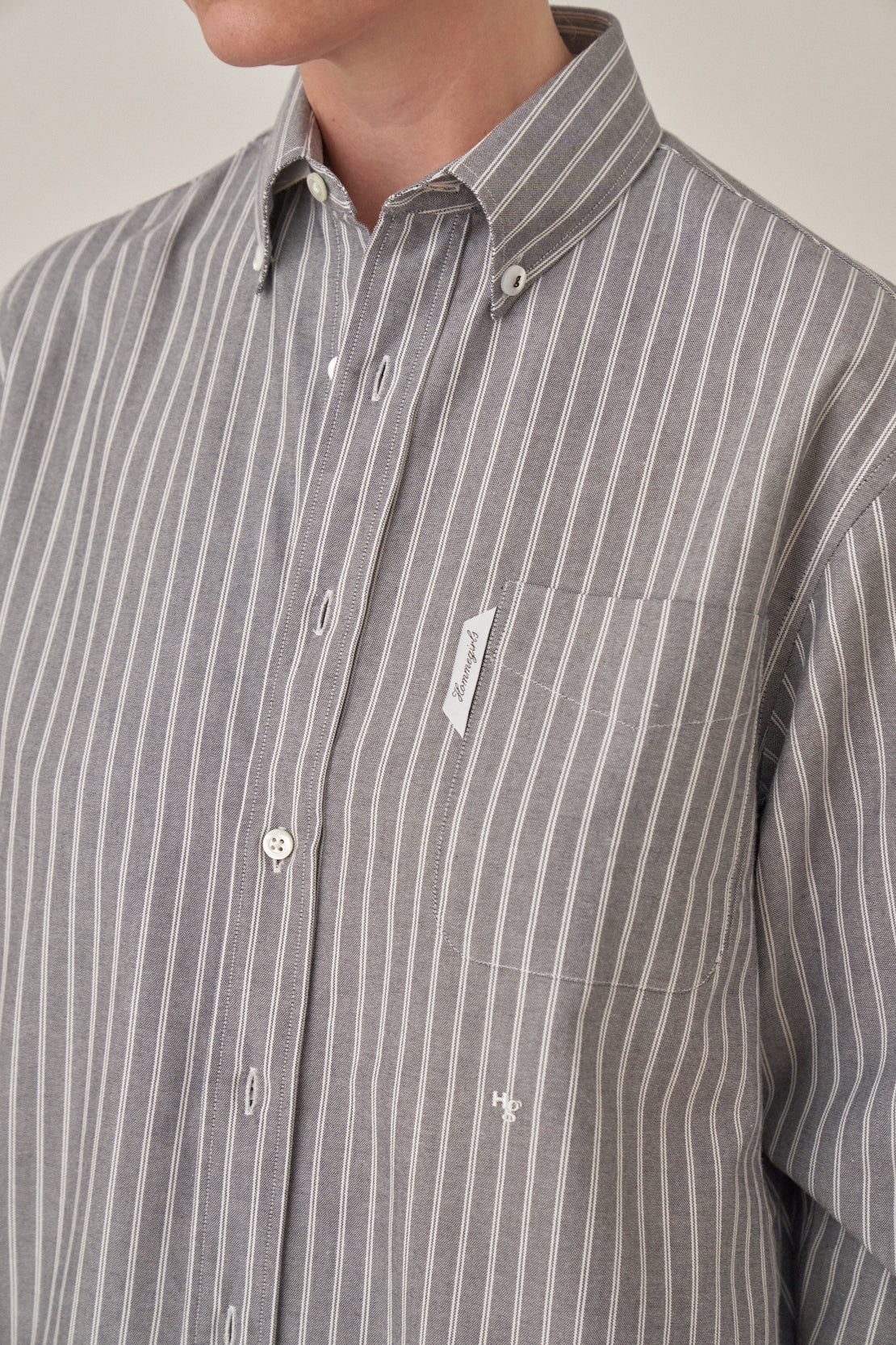 Oxford Shirt - Black Stripe