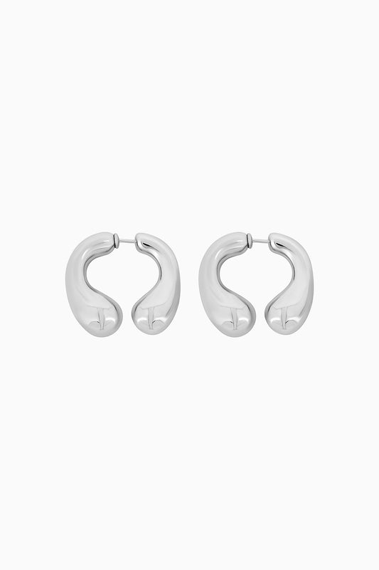 Helix Hoops - Silver