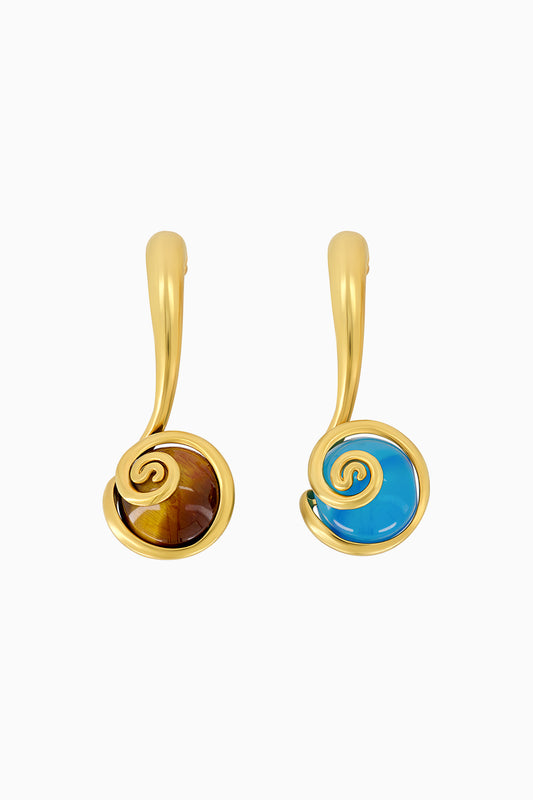 Ascolto Earrings - Gold