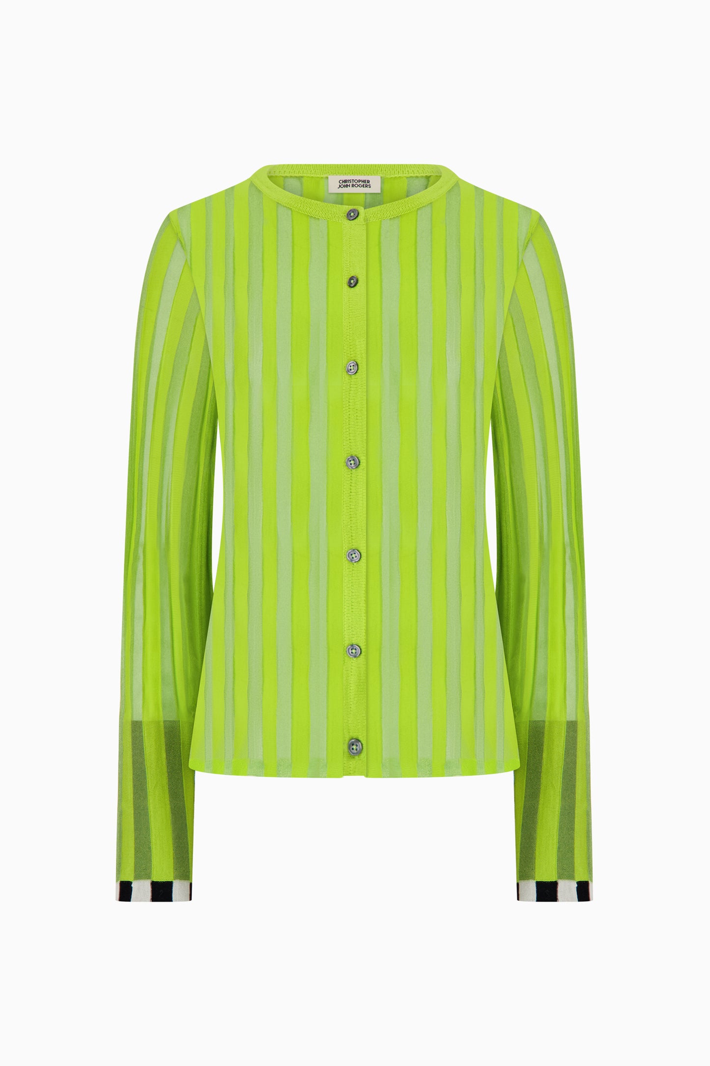 Pleated Cardigan with Alpaca Trim