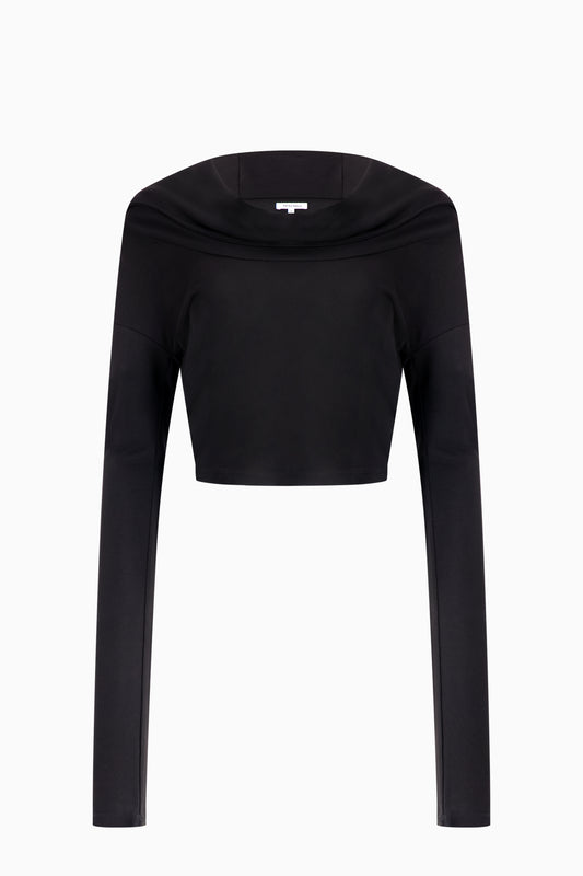 Hooded Long Sleeve Top