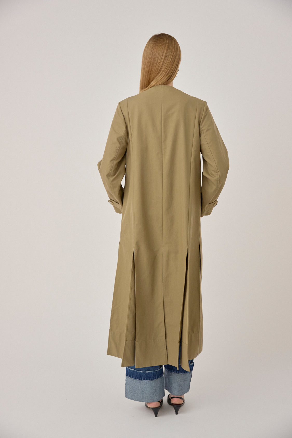 Belted Long Trench Coat