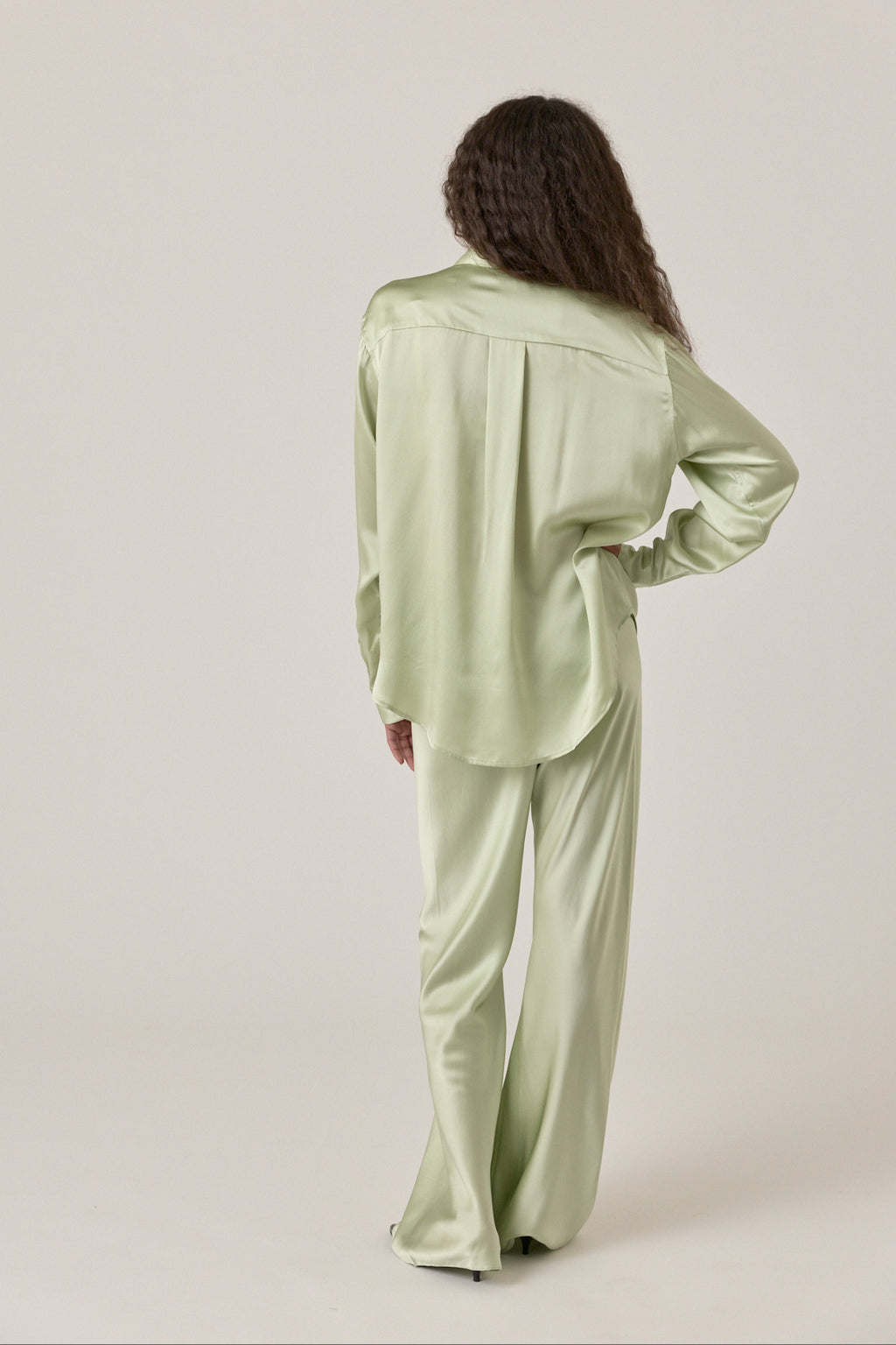 Bias Cut Pant - Mint