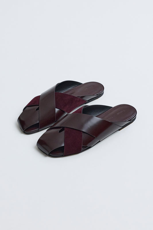 Slant Cross Slides — Merlot