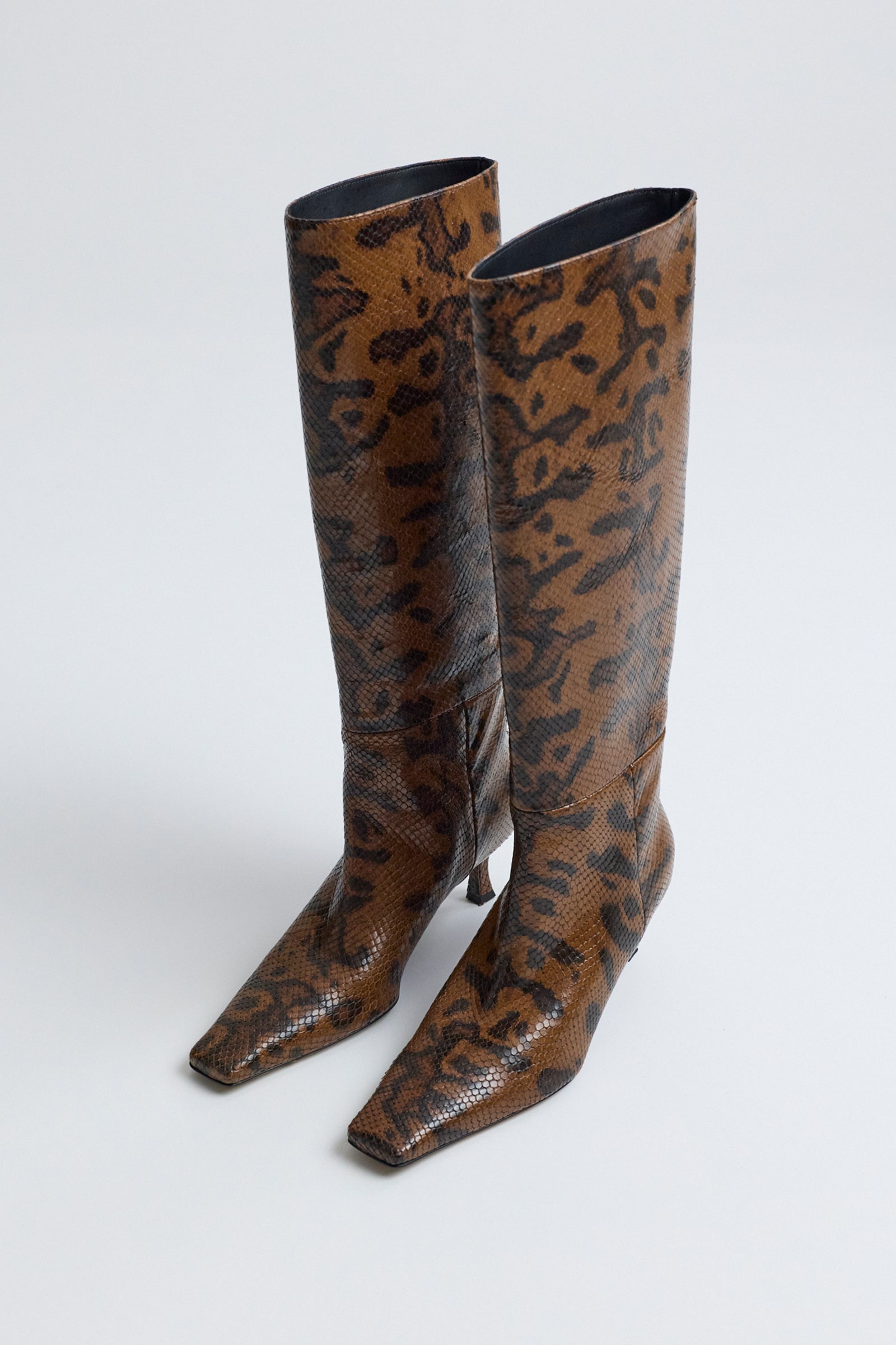 Trap Boots - Embossed Python