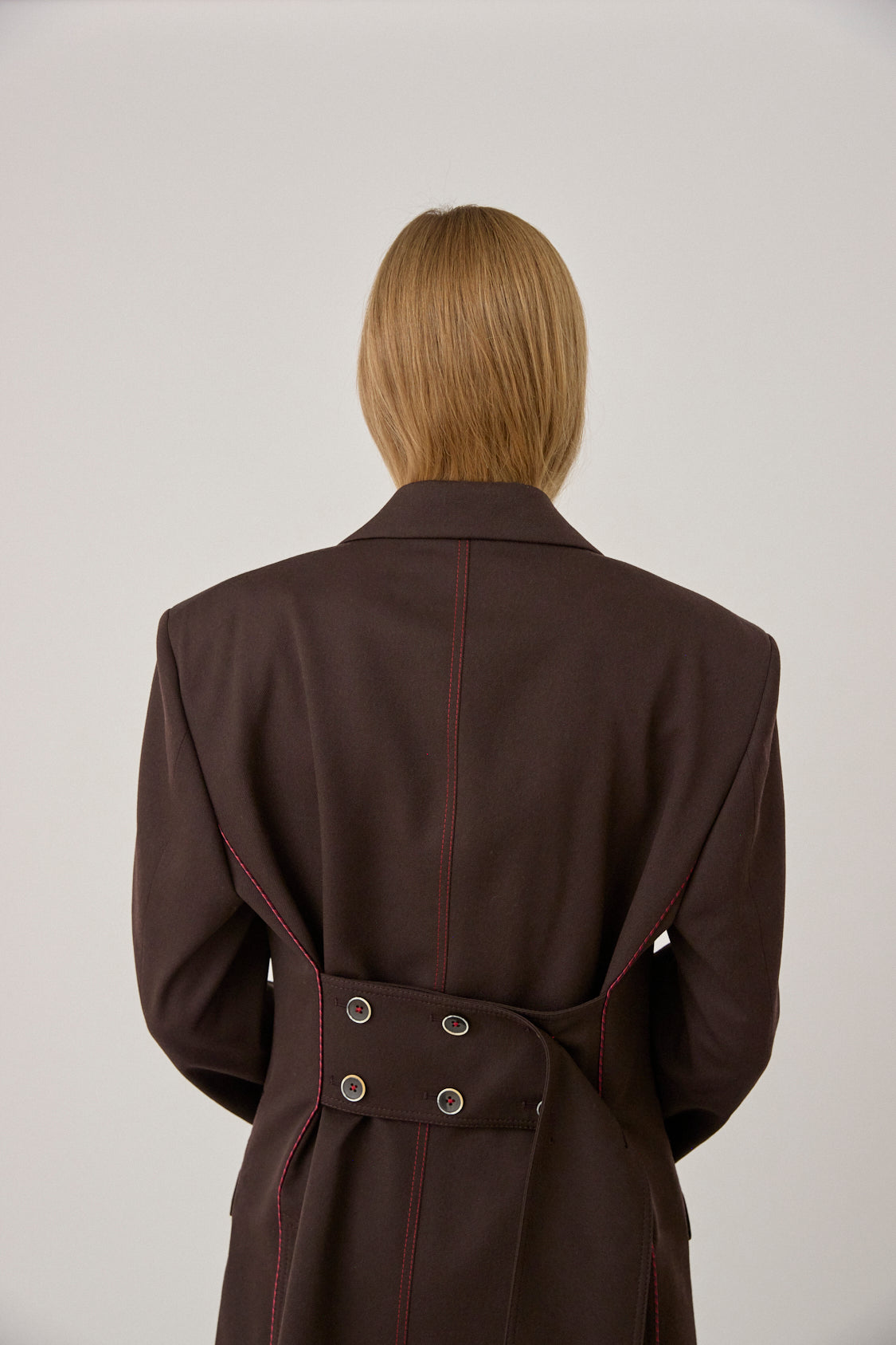 Oversized Cinch-Back Jacket