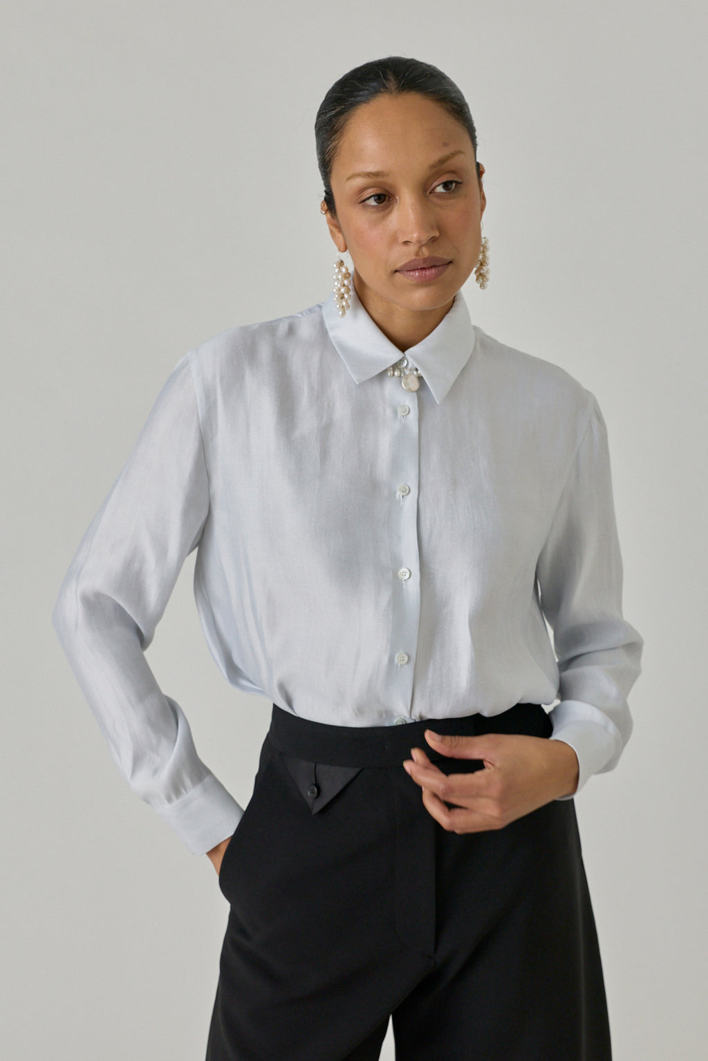 Oversized Sheer Shirt