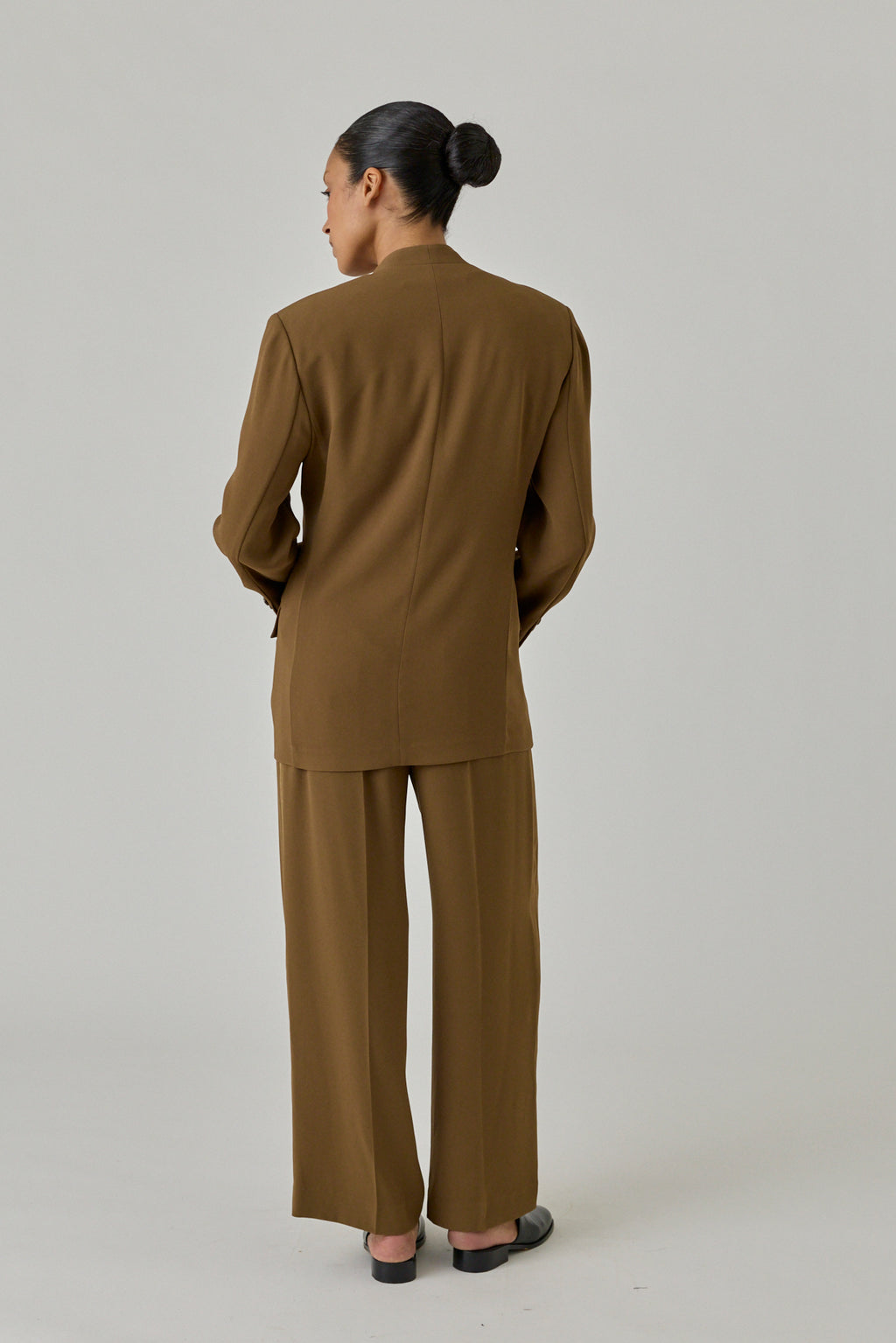 Tuxedo Detail Fluid Pants