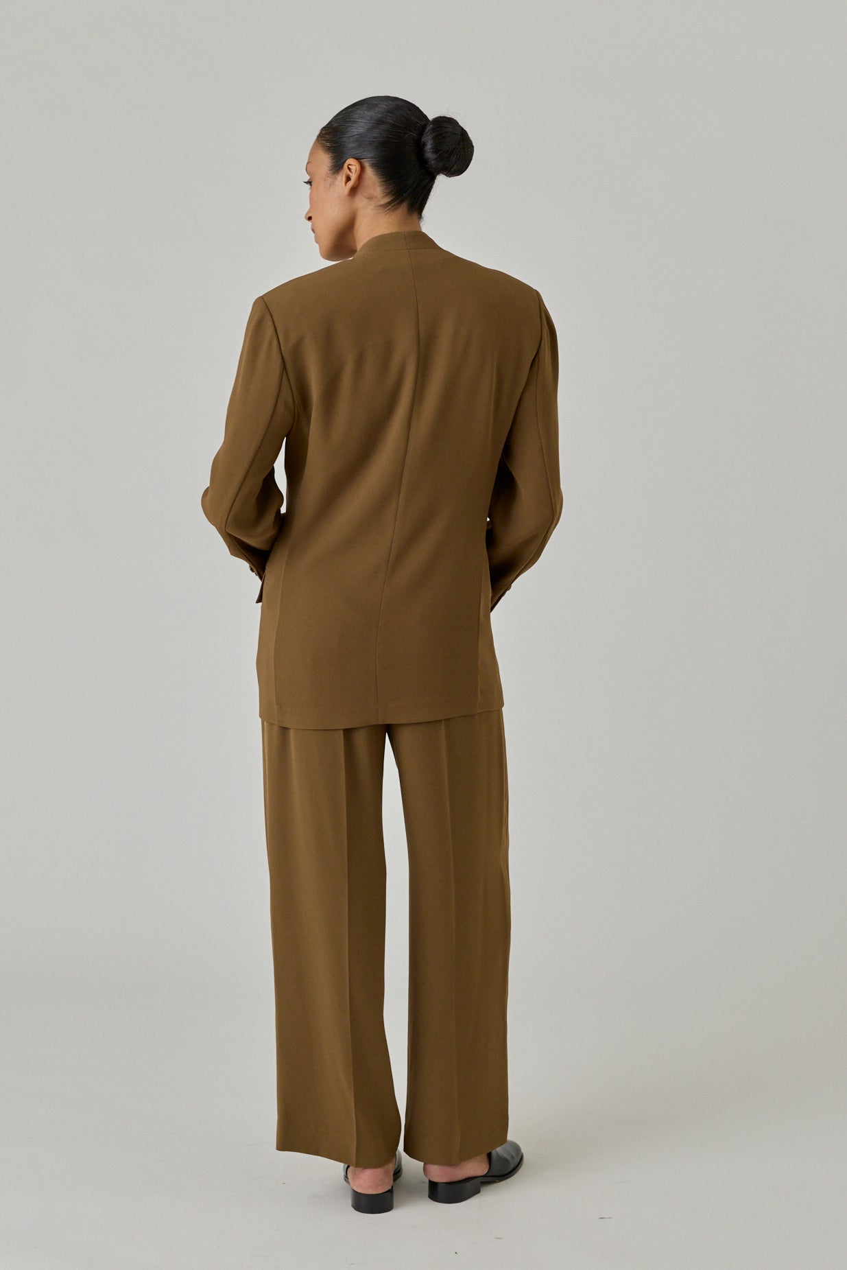 Tuxedo Detail Fluid Pants
