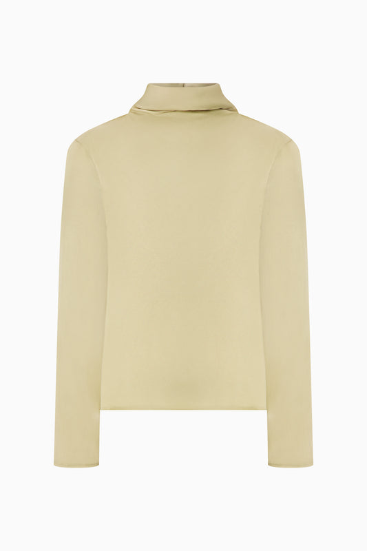 Cowl Neck Satin Blouse