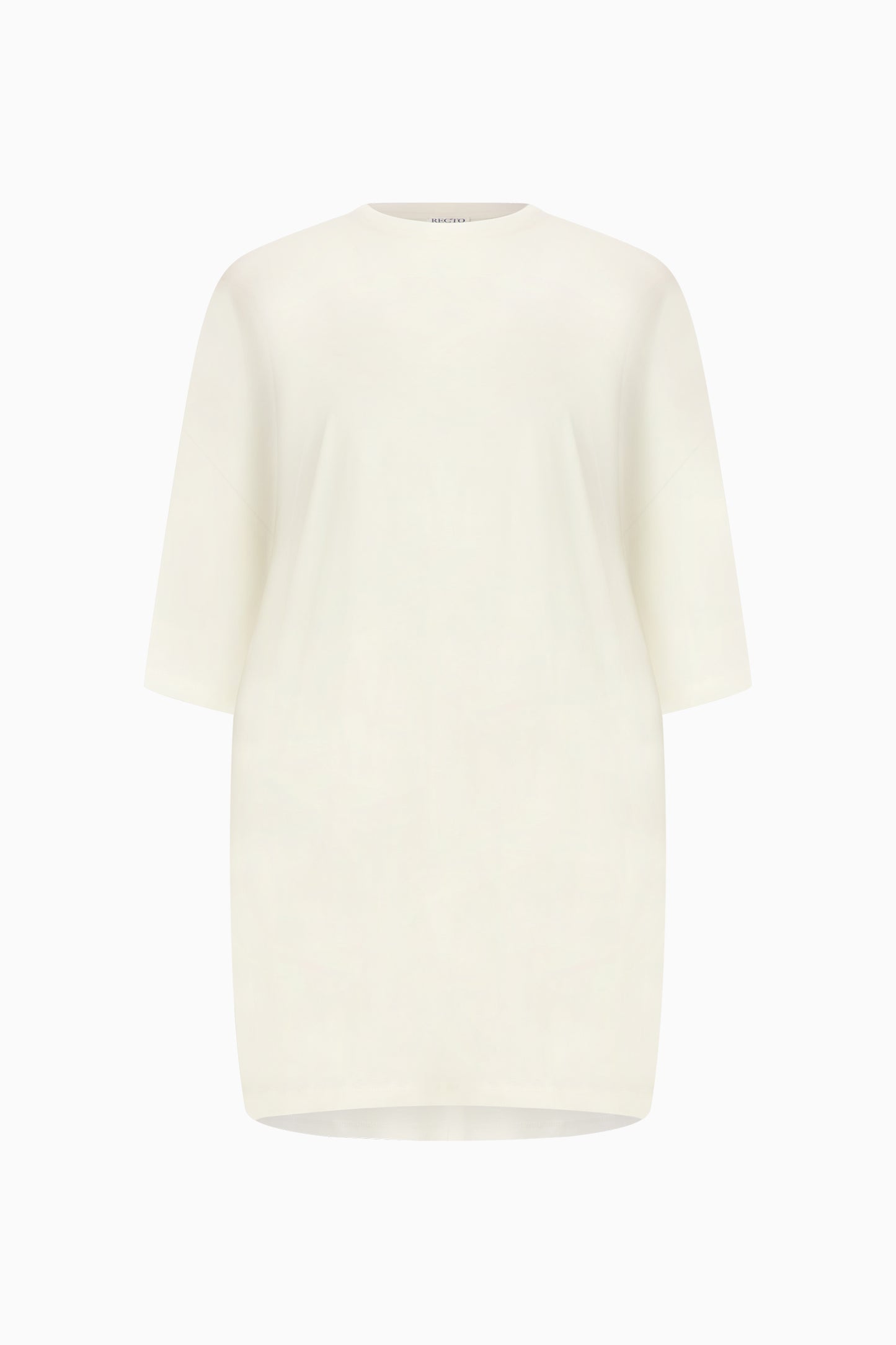 Fluid Oversized Tee - Ivory