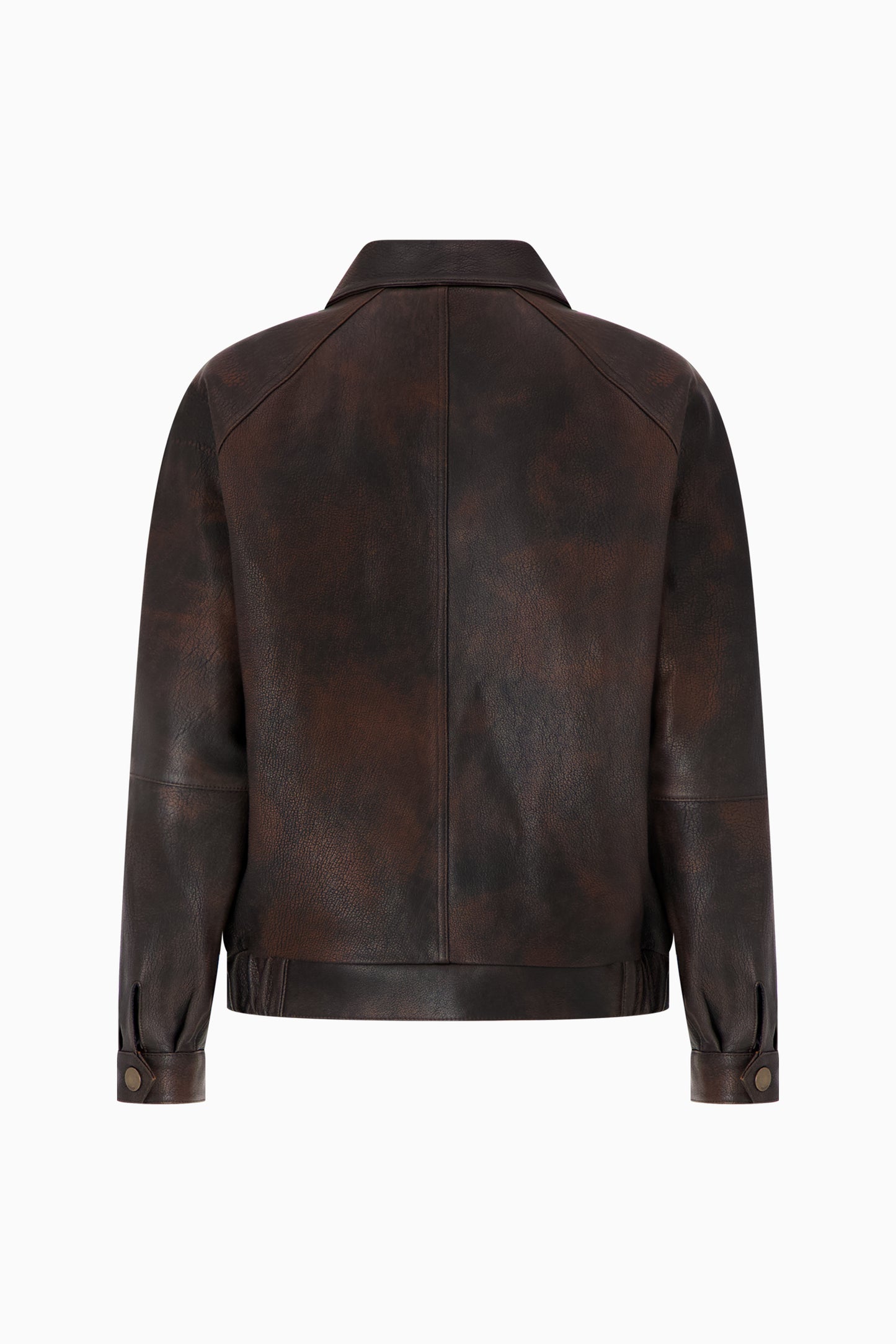 Oversized Shearling Leather Jacket