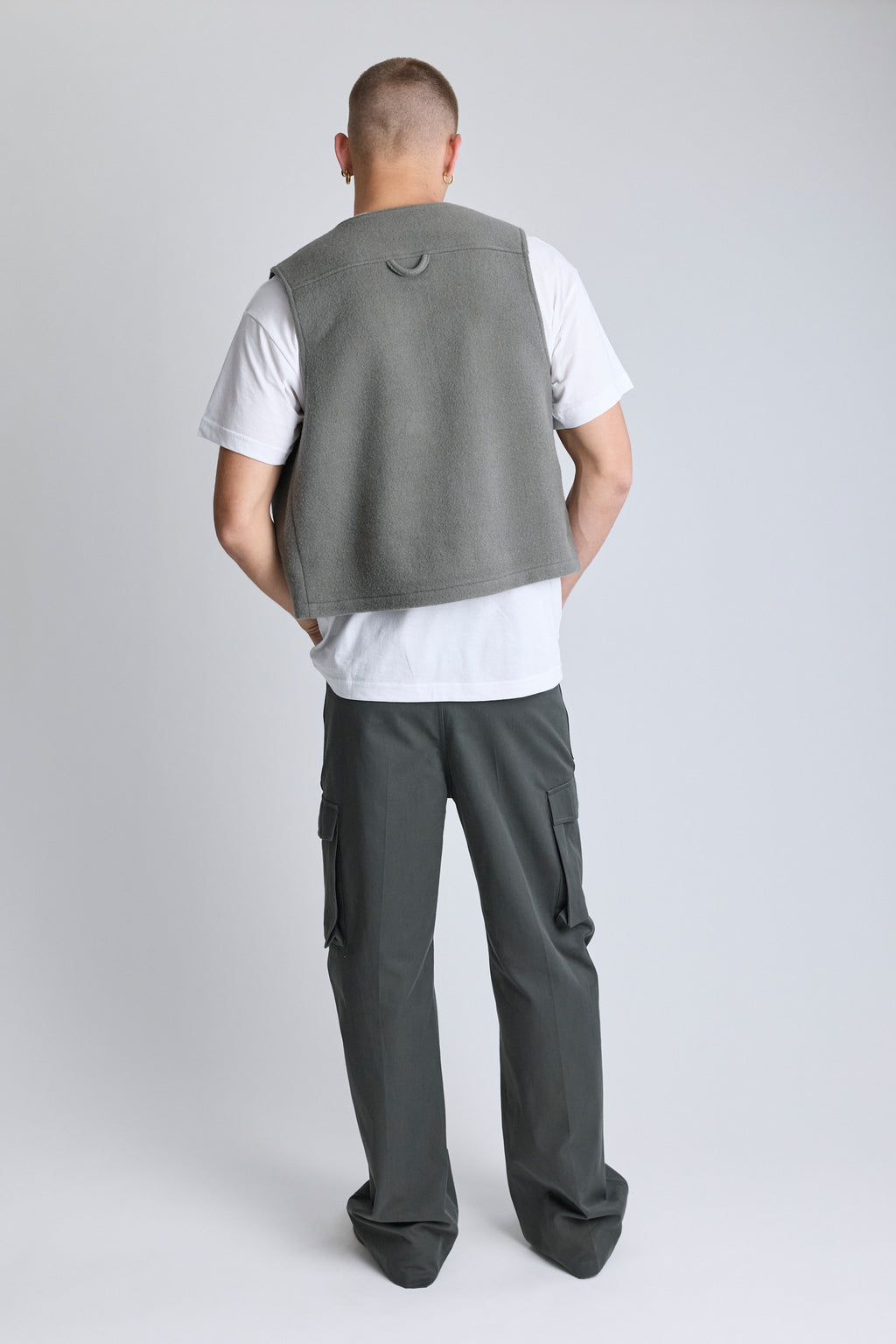 Fleece Gilet - Zinc