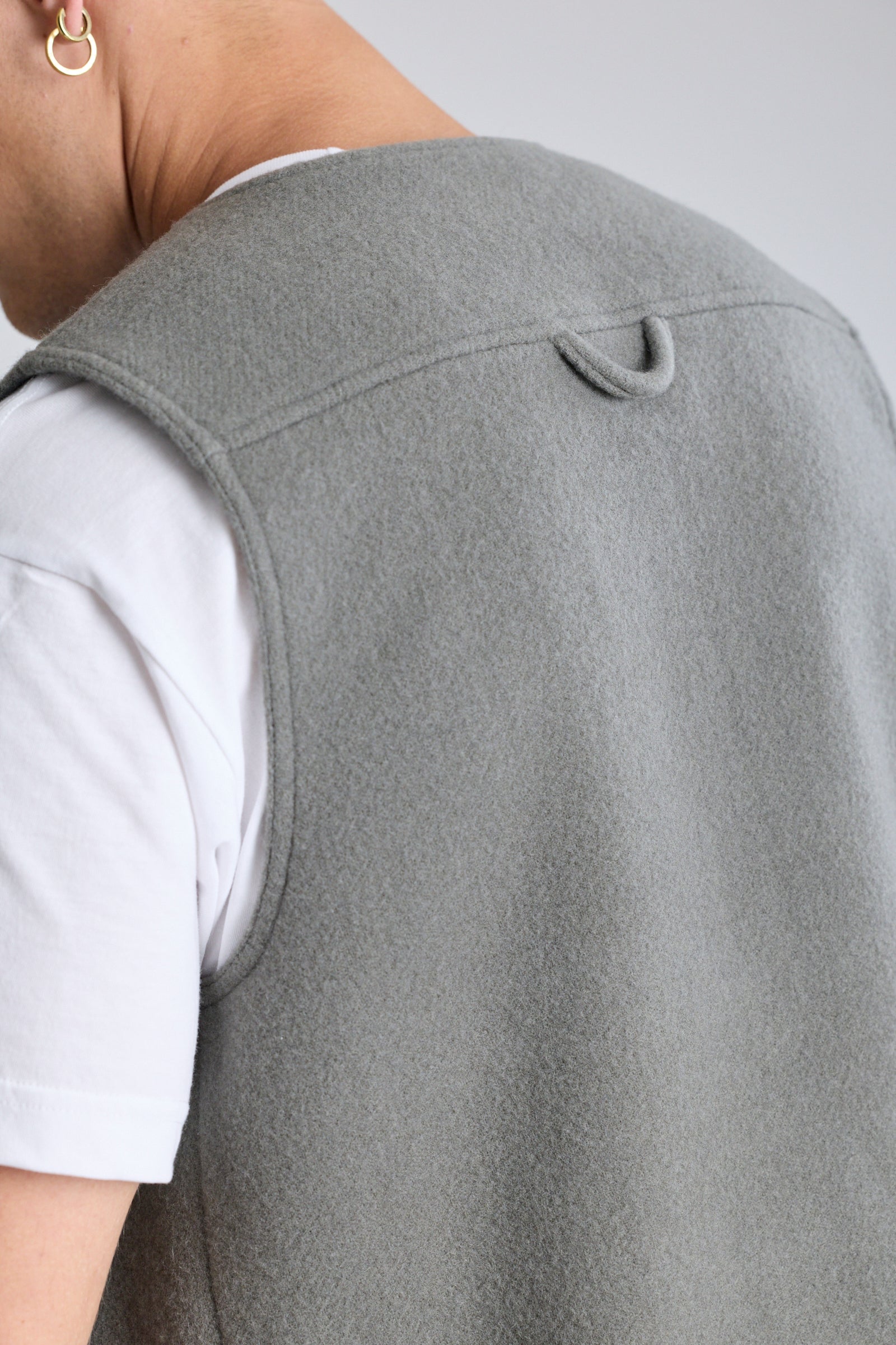 Fleece Gilet - Zinc