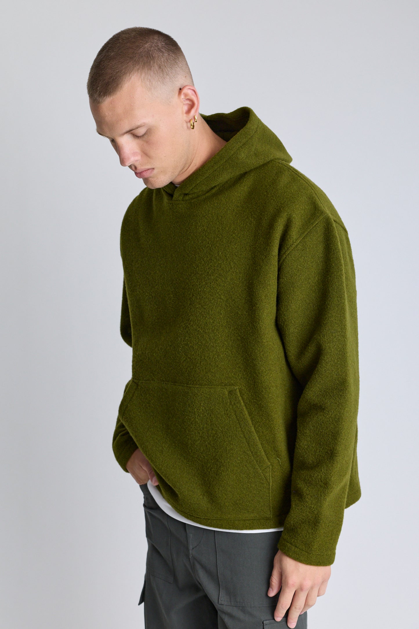 Fleece Hoodie - Soil