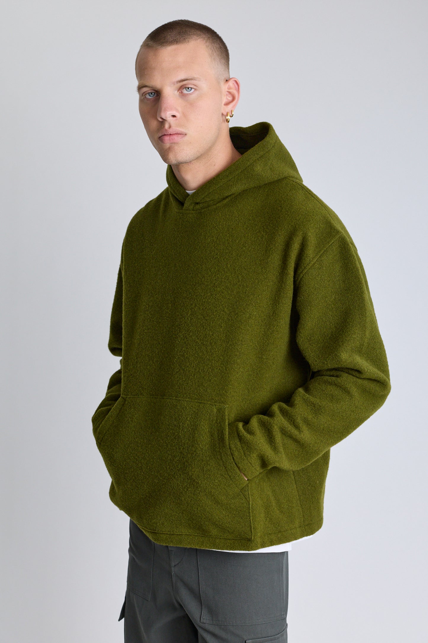 Fleece Hoodie - Soil