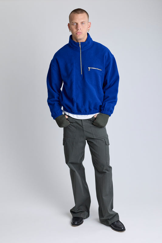 Polar Fleece Sweatshirt - Indigo