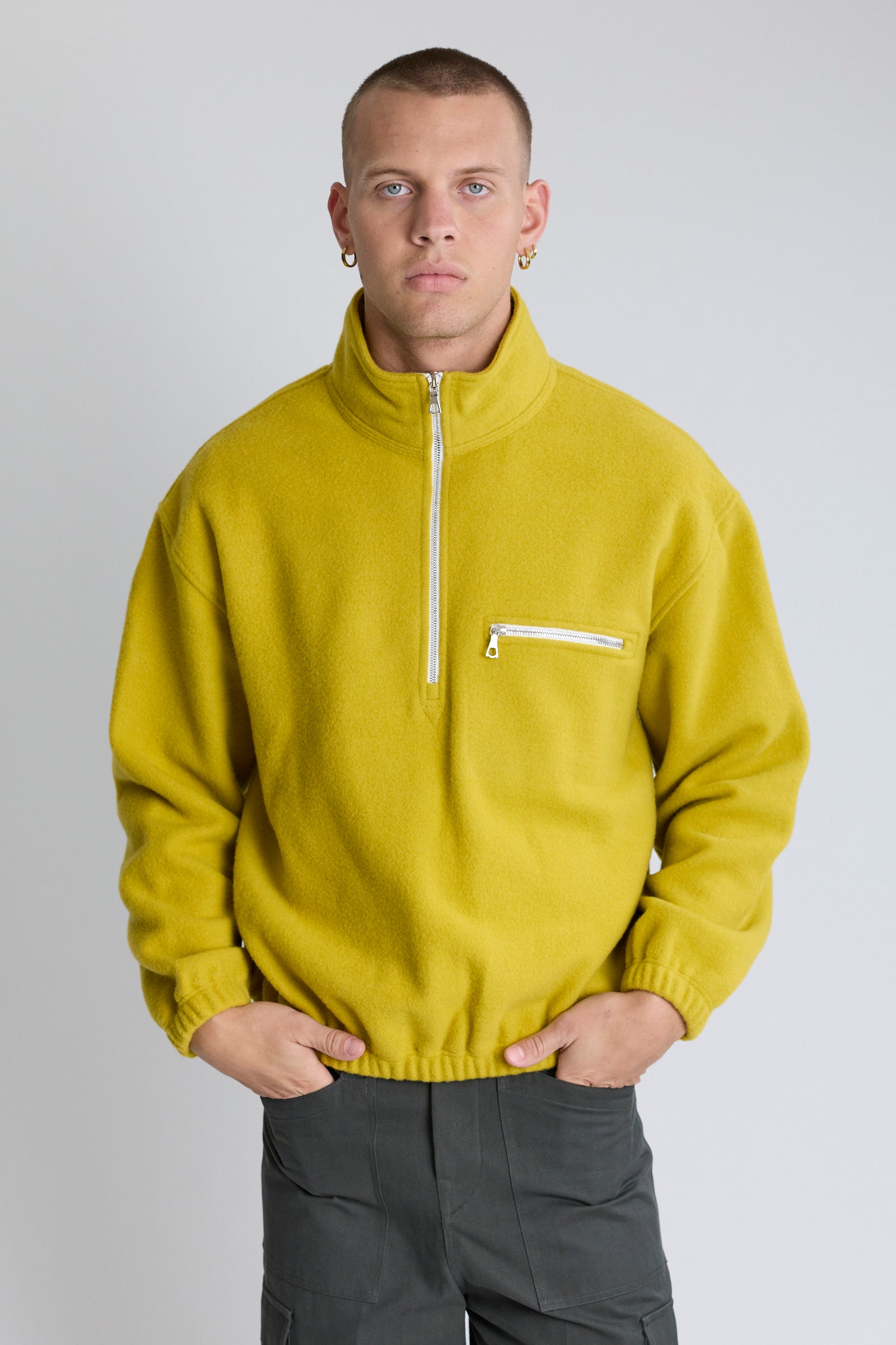 Polar Fleece Sweatshirt - Wax