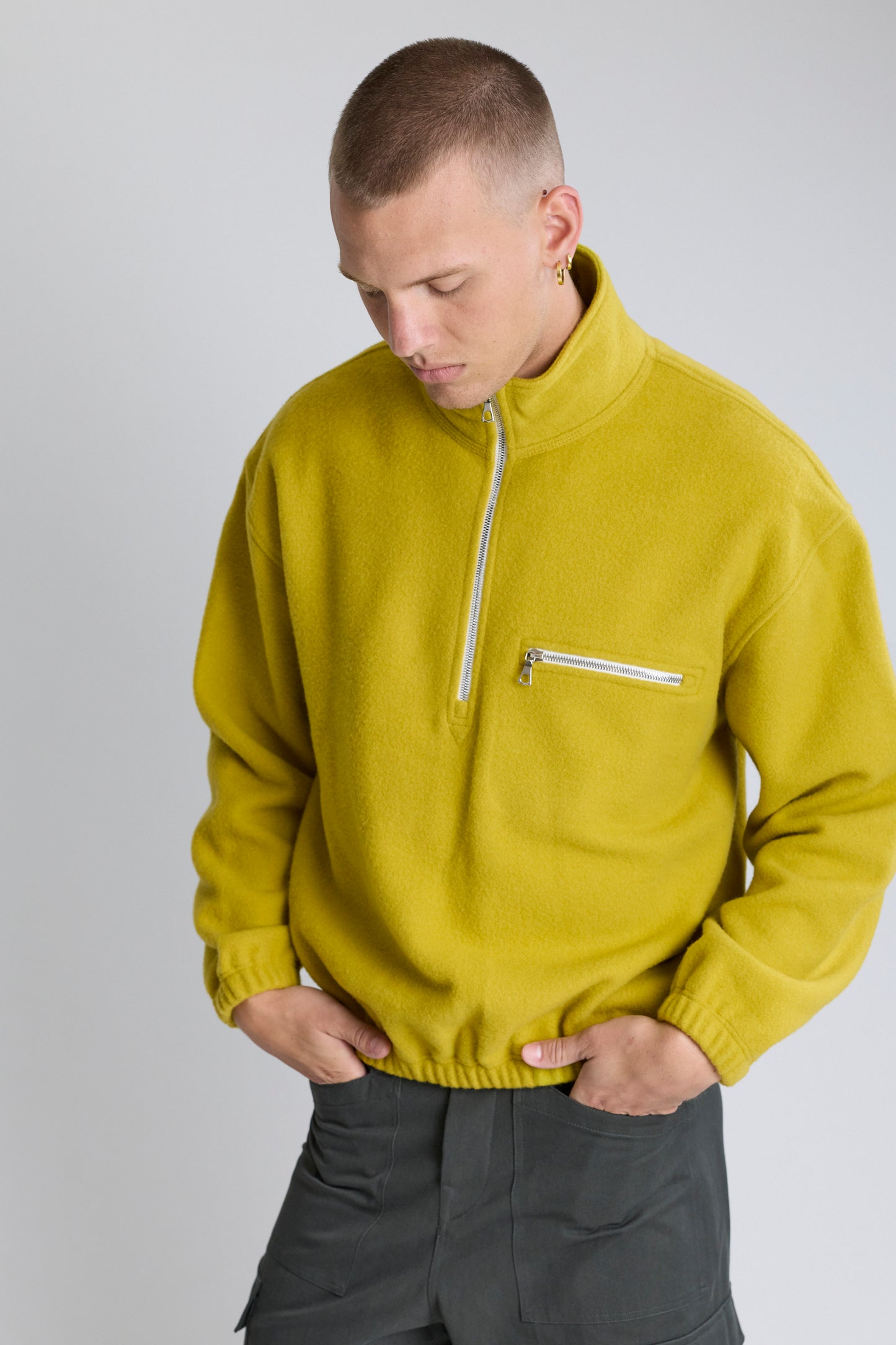Polar Fleece Sweatshirt - Wax
