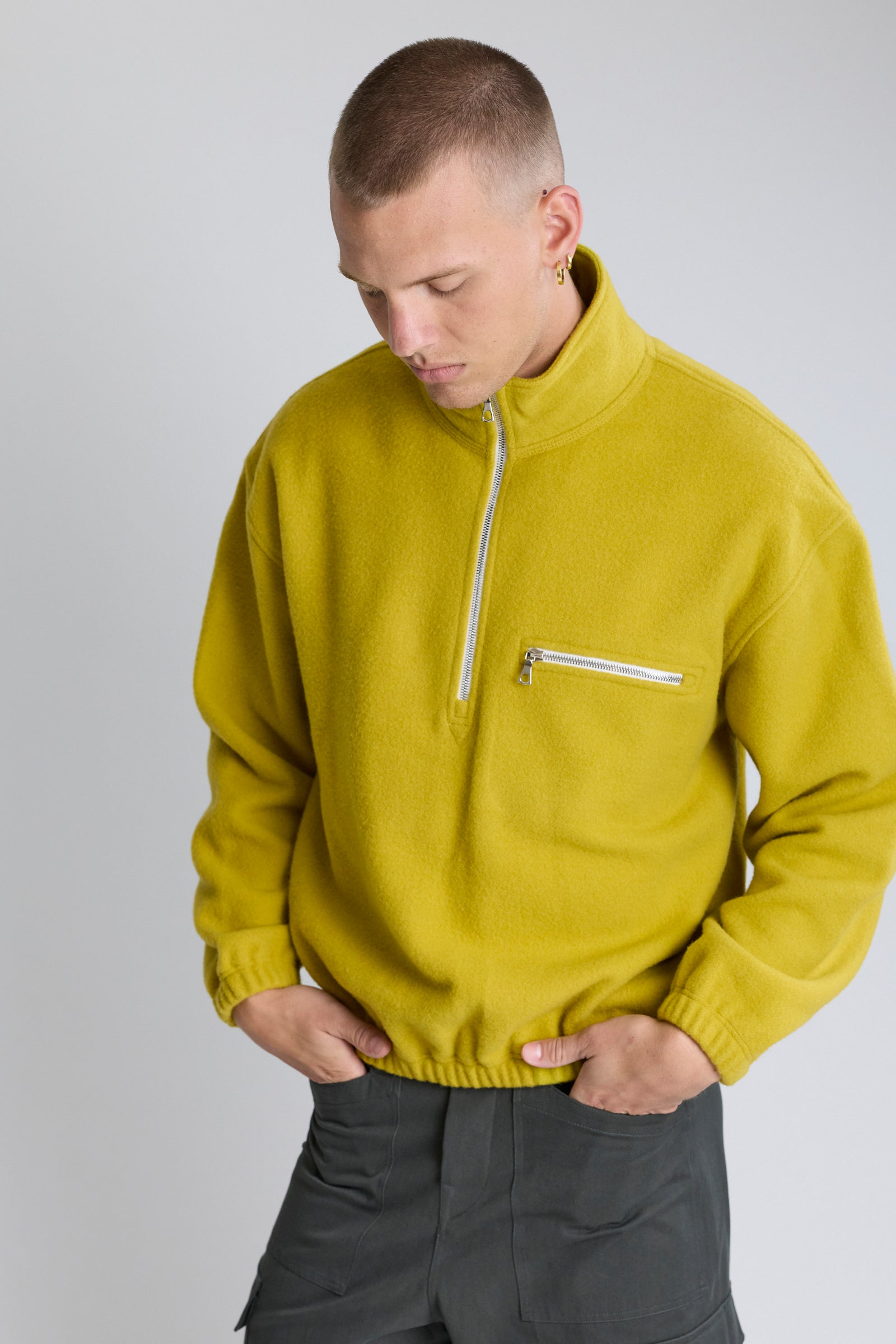 Polar Fleece Sweatshirt - Wax