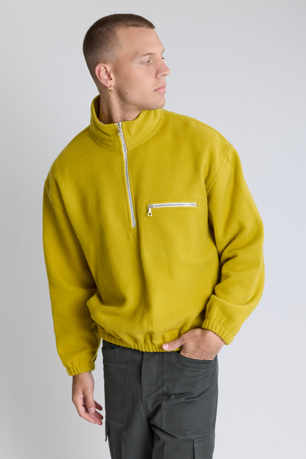 Polar Fleece Sweatshirt - Wax