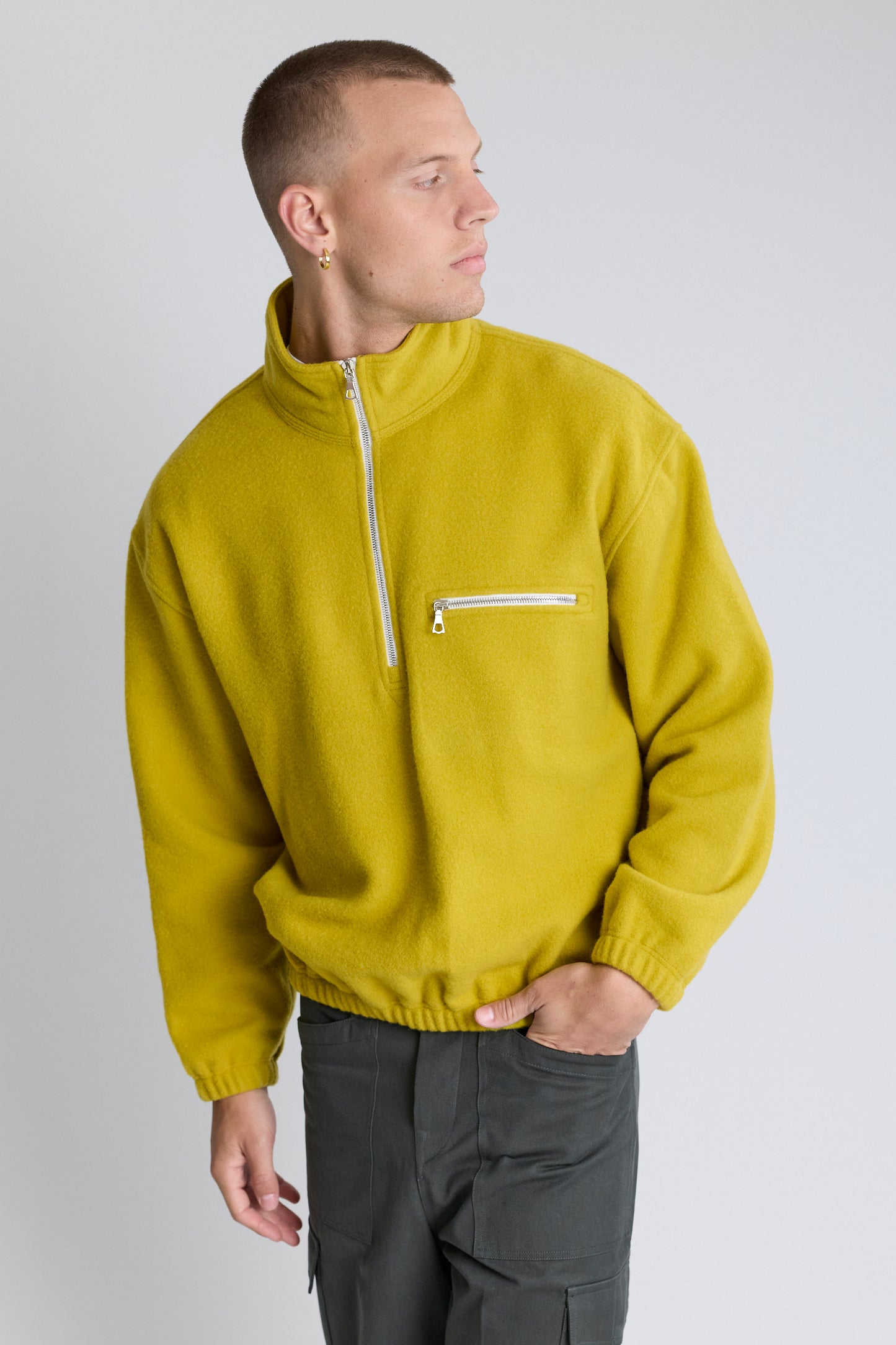 Polar Fleece Sweatshirt - Wax