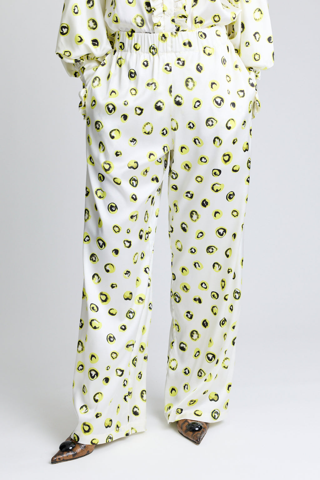 The Palazzo Pant - Sunny & Black
