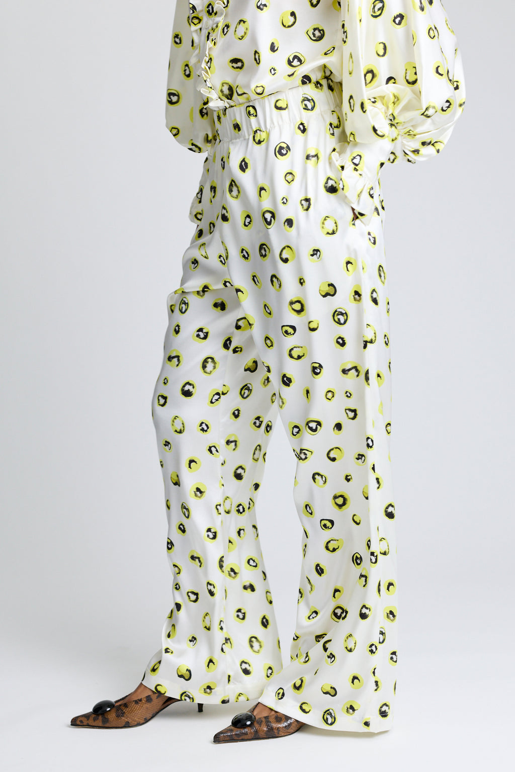 The Palazzo Pant - Sunny & Black