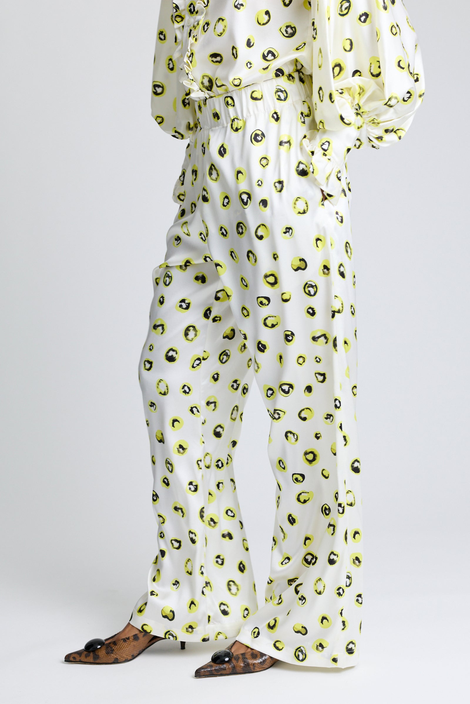 The Palazzo Pant - Sunny & Black