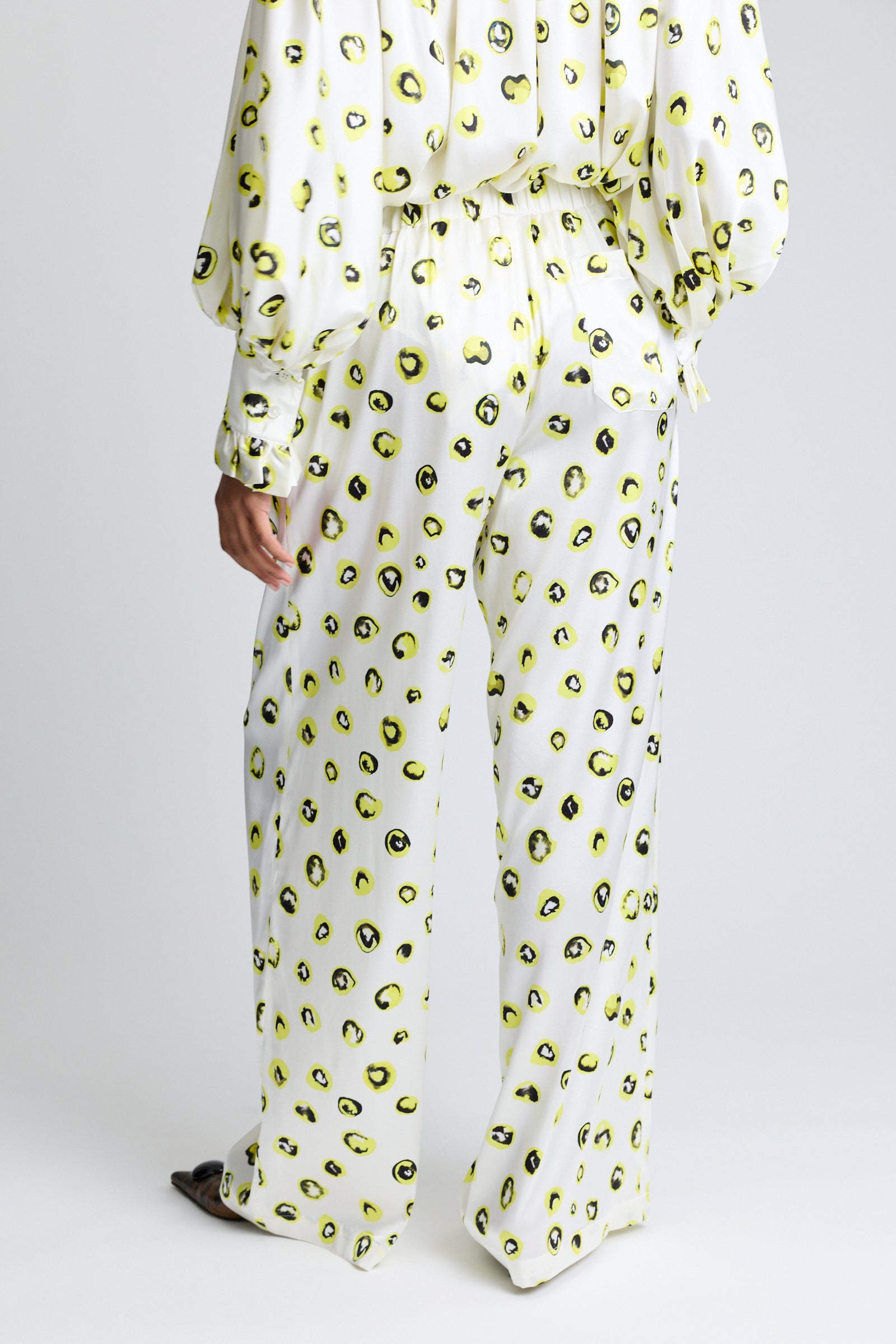The Palazzo Pant - Sunny & Black